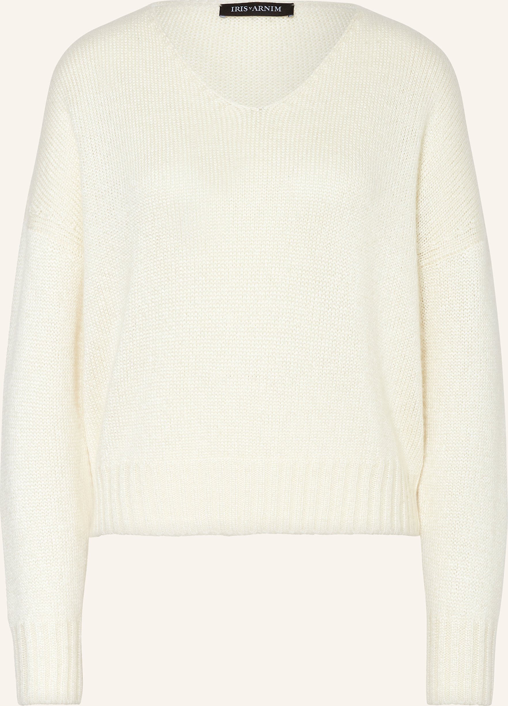 Iris Von Arnim Seidenpullover Malva weiss