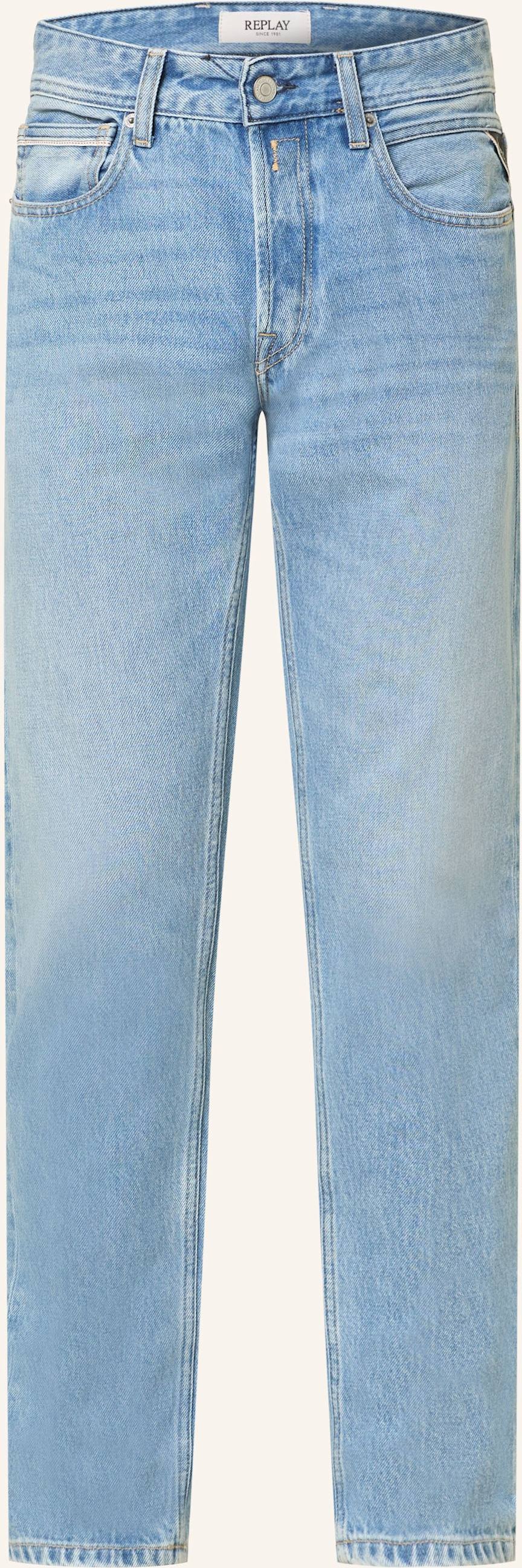 Thumbnail - Replay Jeans Grover Straight Fit blau