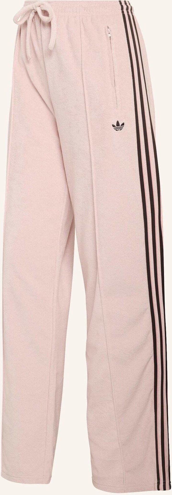 Adidas Originals Track Pants Terry Towel Firebird Aus Frottee pink
