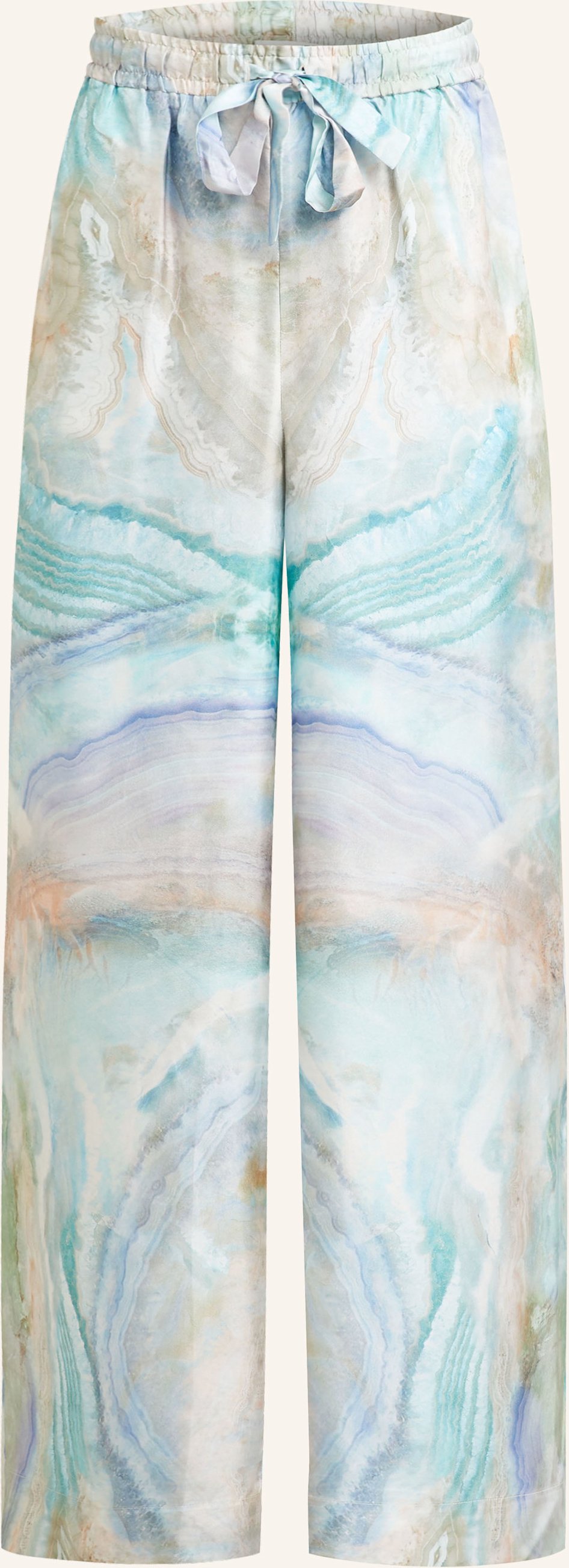 Thumbnail - Zimmermann Marlenehose Illuminate Aus Seide blau