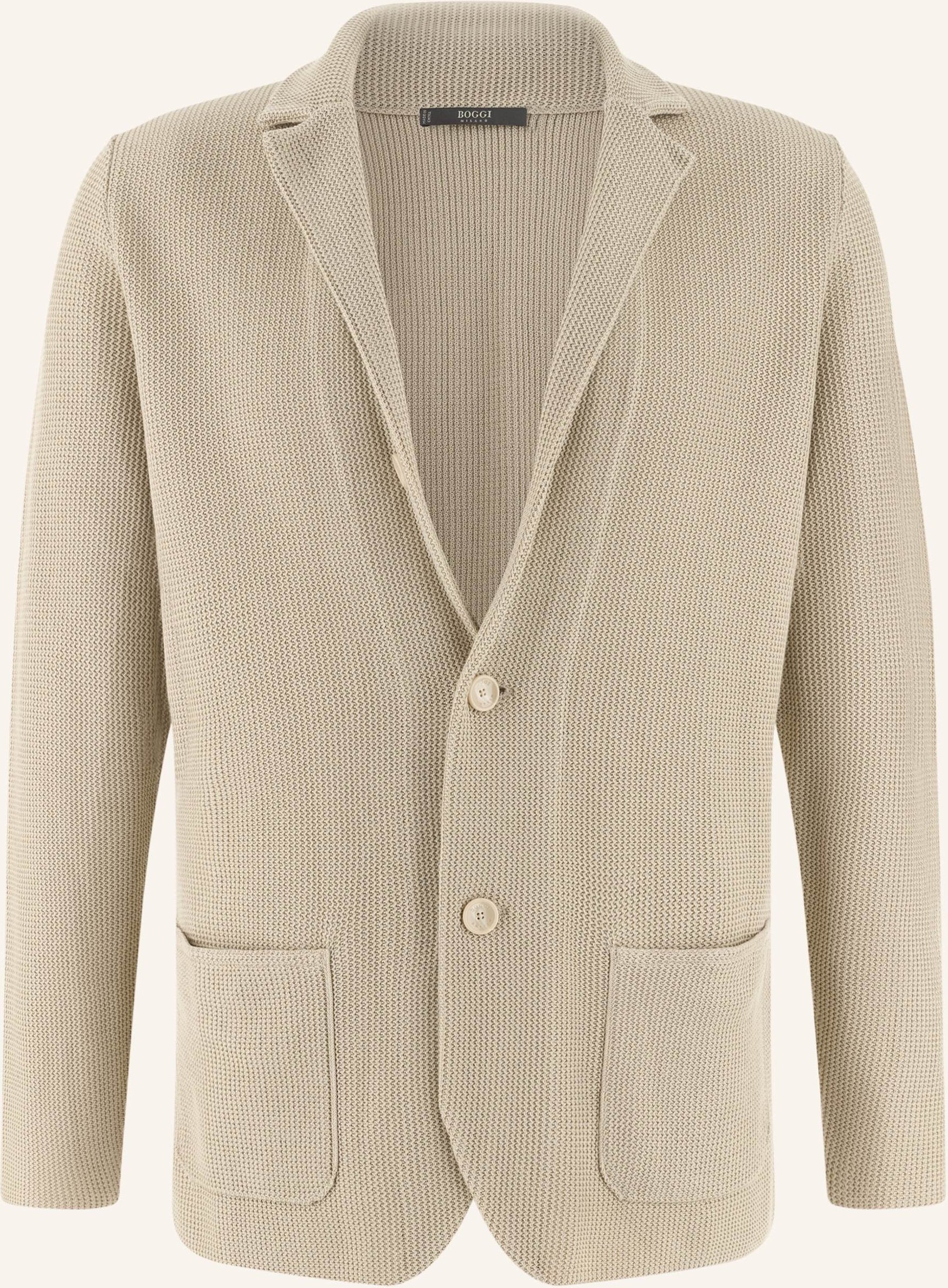 Boggi Milano Stricksakko braun