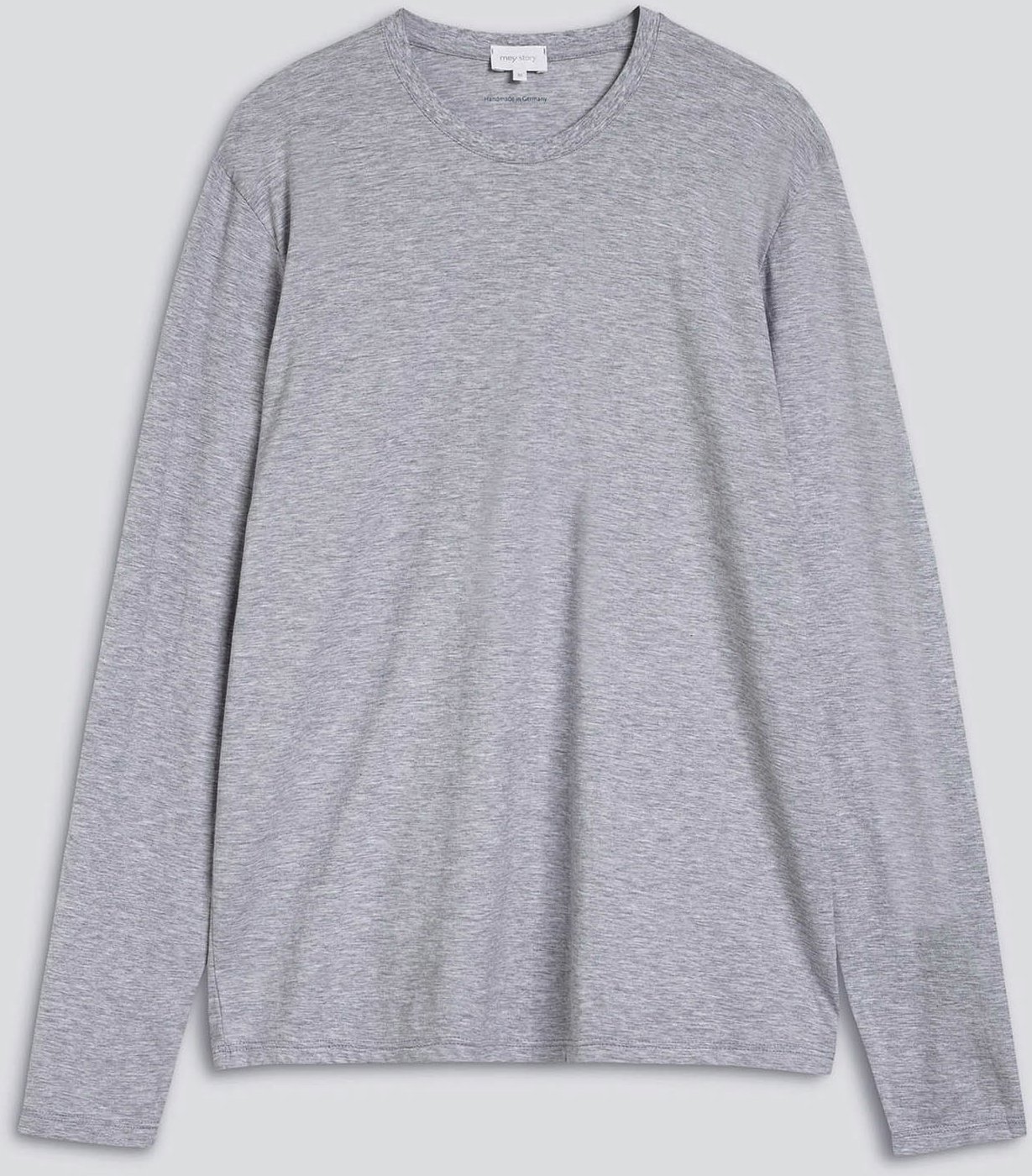 Longsleeve Serie Single Jersey Light Grey Melange