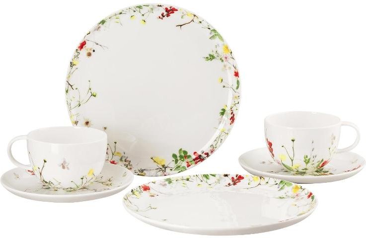 Rosenthal Brillance Fleurs Sauvages Kaffeeset für 2 Personen 6-tlg.