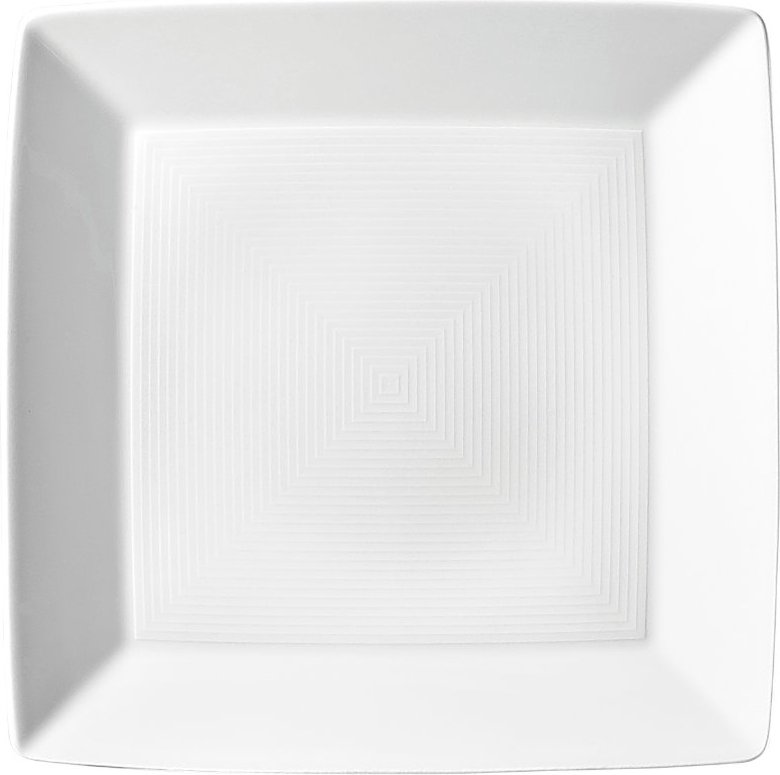 Thomas Loft Weiß Platte / Teller quadratisch flach 19 cm