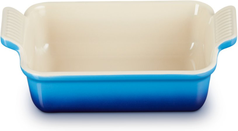 Le Creuset Poterie Auflaufformen Rechteckige Auflaufform Tradition Azure Blue 19 cm