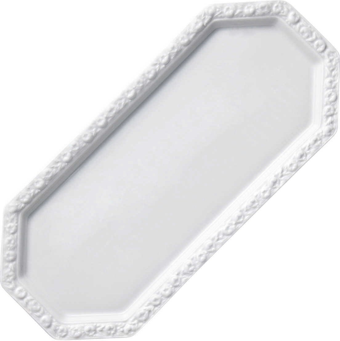 Rosenthal Maria Weiß Kuchenplatte rechteckig 36 x 16 cm