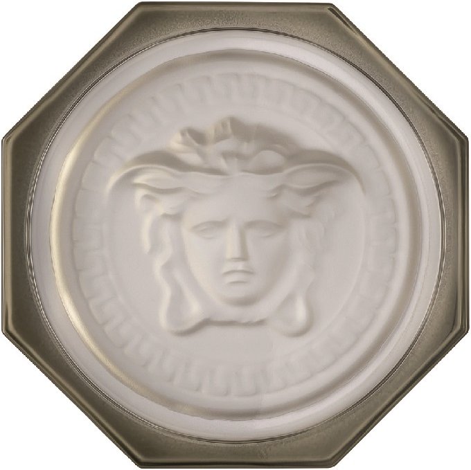 Thumbnail - Rosenthal Versace Medusa Lumiere Haze Glasuntersetzer grau d: 10 cm