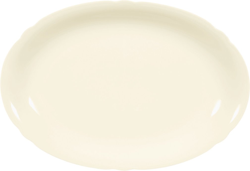 Seltmann Weiden Marie-Luise Elfenbein Platte Oval 31 cm
