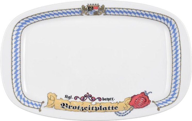 Seltmann Weiden Compact Bayern Platte oval 'Brotzeitplatte' 33 cm