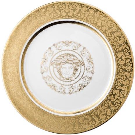 Rosenthal Versace Medusa Gala Gold Platzteller 33 cm