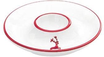 Gmundner Keramik Rubinroter Hirsch Eierbecher glatt d: 12 cm