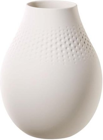 Villeroy & Boch Manufacture Collier Blanc Vase Perle hoch 20 cm