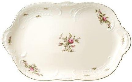 Rosenthal Sanssouci Elfenbein Moosrose neu Platte 28 cm