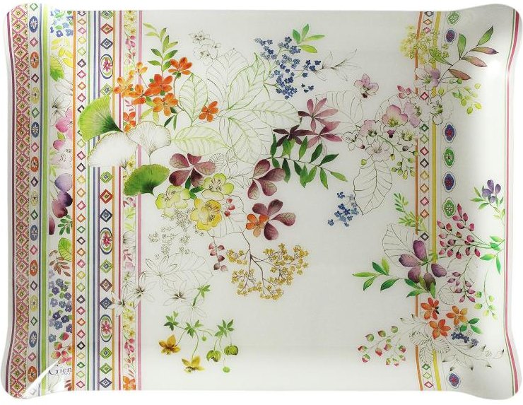 Gien Bagatelle Tablett groß 46,4x36,4 cm