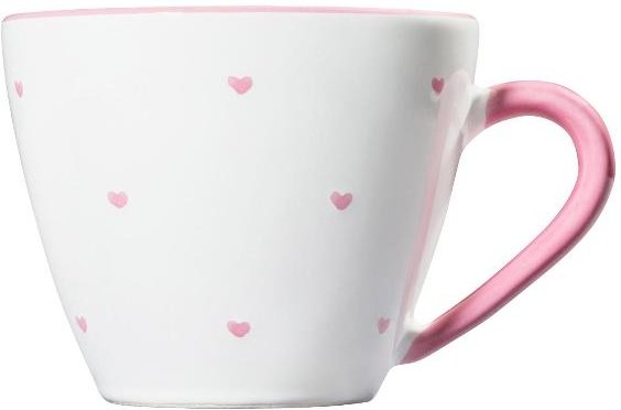 Gmundner Keramik Herzerl Rosa Kaffee-Obertasse Gourmet 0,2 L