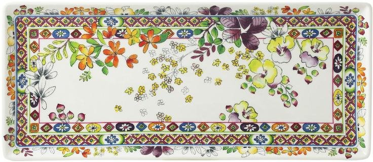 Gien 'Bagatelle' Königskuchenplatte 36x15,5 cm