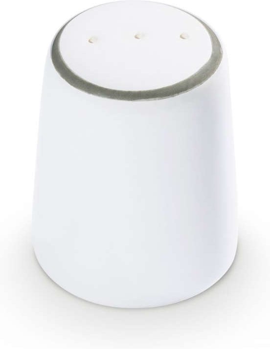 Gmundner Keramik Grauer Rand Pfefferstreuer glatt