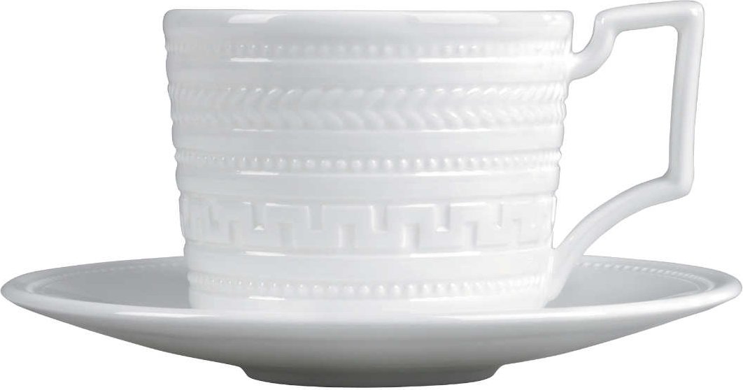 Wedgwood 'Intaglio' Kaffeetasse / Teetasse 0,22 L mit Untertasse 2-tlg.