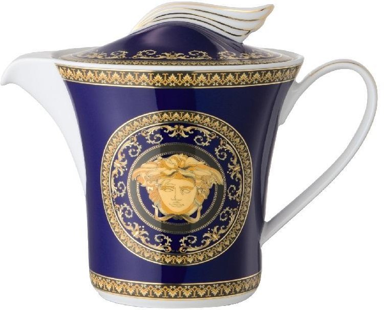 Rosenthal Versace Medusa blue Teekanne 1,30 L