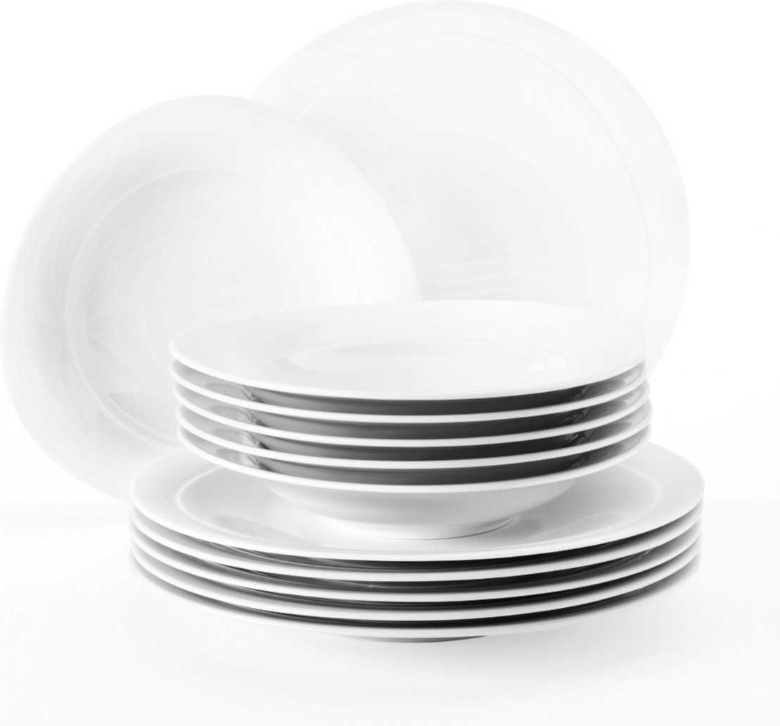 Seltmann Weiden Trio Weiß Tafelservice 12-tlg.