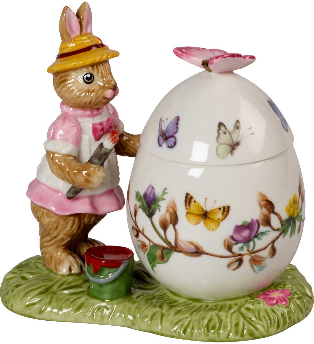 Villeroy & Boch Bunny Tales Osterei-Dose Anna malt 11x6,5x10 cm / 90 ml