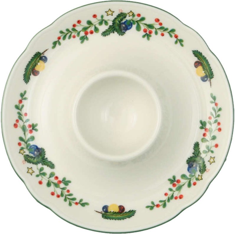 Seltmann Weiden Marie-Luise Weihnachten Eierbecher mit Ablage