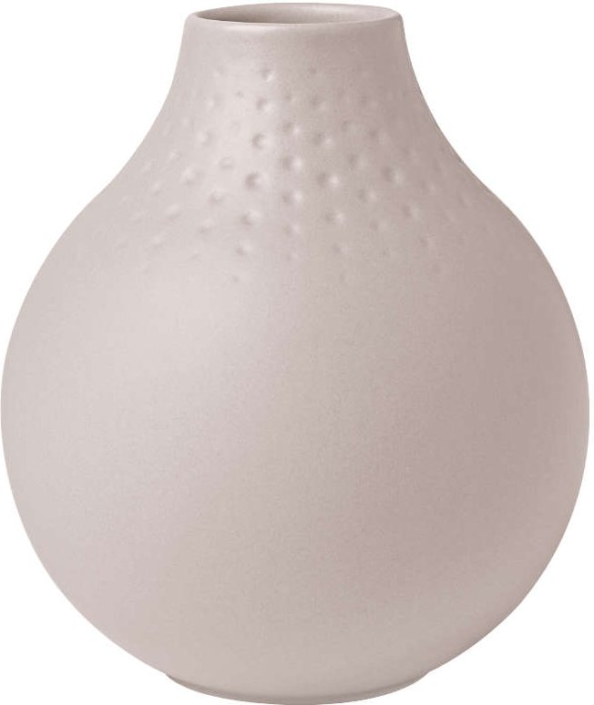 Villeroy & Boch Manufacture Collier Beige Vase Perle klein 12 cm