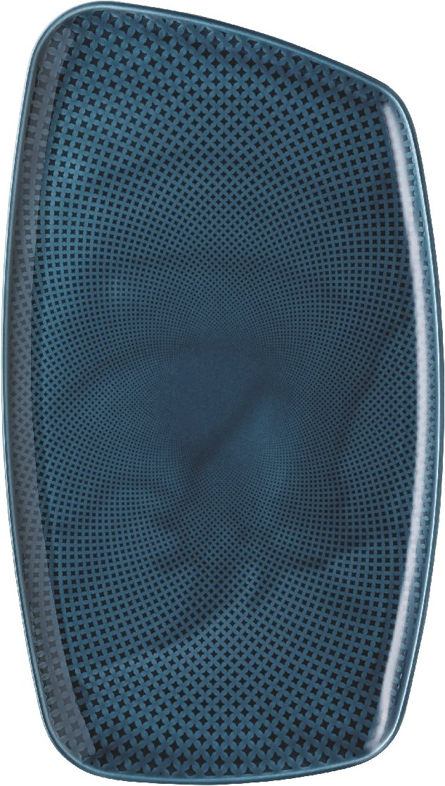 Rosenthal Junto Ocean Blue - Porzellan Platte 36x21 cm