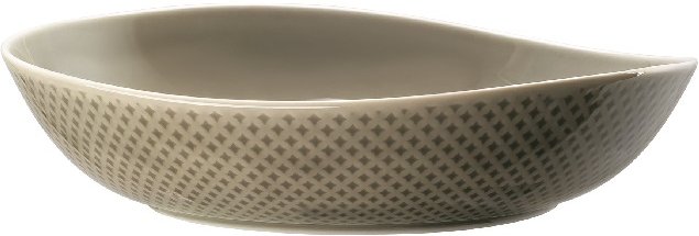 Rosenthal Junto Pearl Grey - Porzellan Teller tief 25 cm