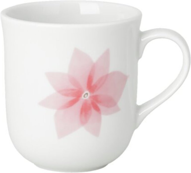 Hutschenreuther Frühlingsgrüße Becher mit Henkel Blüten im Geschenkkarton 0,41 L