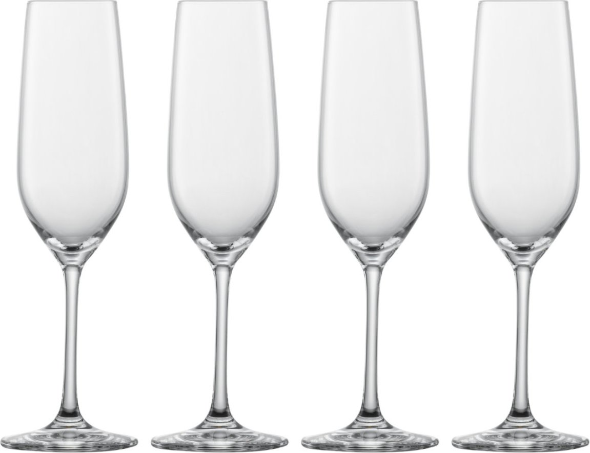Schott Zwiesel Forté Sektglas mit Moussierpunkt Set 4-tlg. 0,22 L
