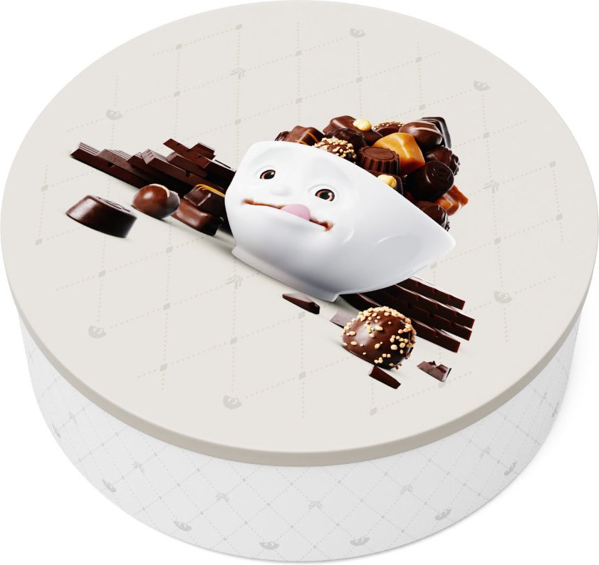TV Tassen Blechdose Sweet Choco 22 cm
