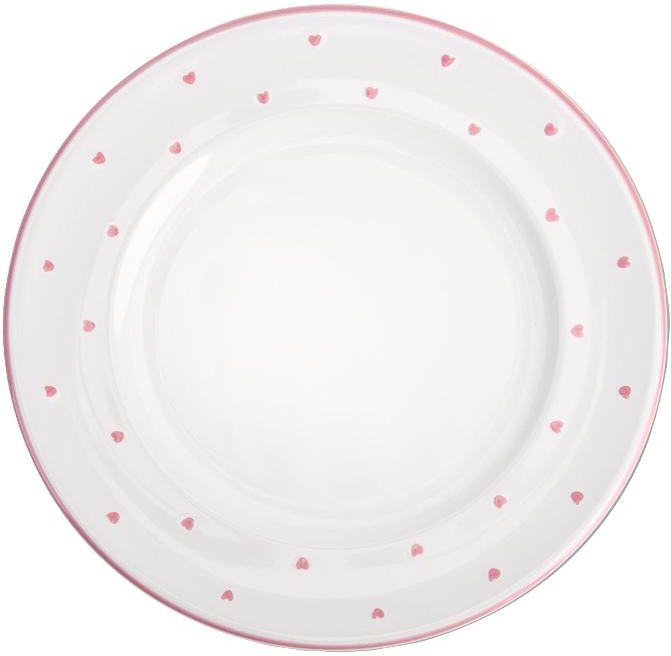 Gmundner Keramik Herzerl Rosa Dessertteller Gourmet 22 cm