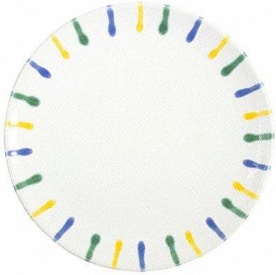 Gmundner Keramik Buntgeflammt Speiseteller Cup 25 cm