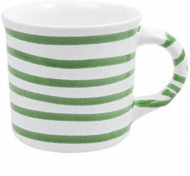 Gmundner Keramik Grüngeflammt Kaffeehäferl glatt 0,24 L / h: 7,8 cm