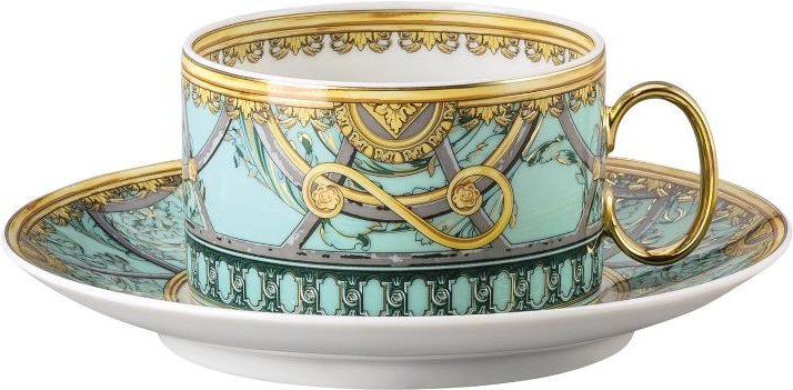 Rosenthal Versace La Scala del Palazzo - Verde Teetasse 0,20 L 2-tlg.