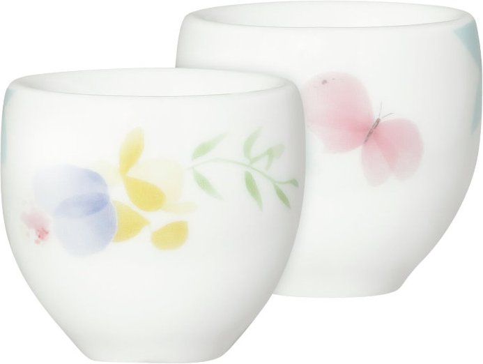 Hutschenreuther Frühlingsgrüße Set Eierbecher Blumenwiese im Geschenkkarton 2-tlg.