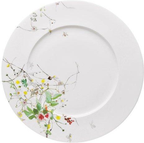 Rosenthal Brillance Fleurs Sauvages Platzteller Fahne 33 cm