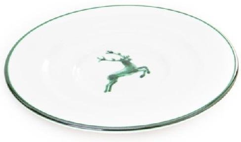 Gmundner Keramik Grüner Hirsch Kaffee-Untertasse Gourmet d: 16 cm