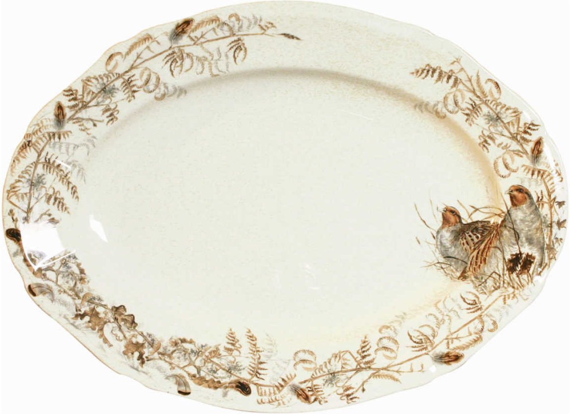 Gien 'Sologne' Platte oval 45 x 33 cm