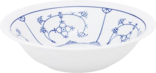 Kahla Blau Saks - Indisch Blau - Stohblumenmuster Dessertschale d: 13 cm / h: 3,5 cm