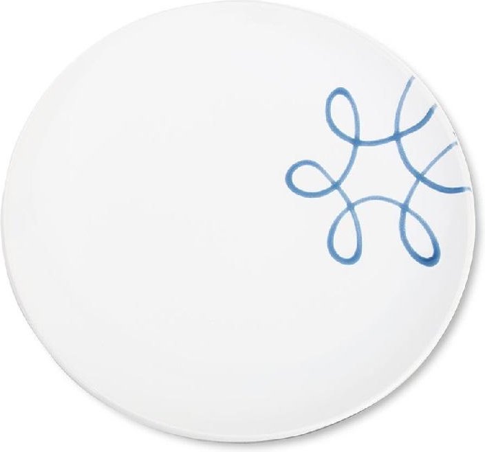 Gmundner Keramik Pur Geflammt Blau Speiseteller Cup 25 cm