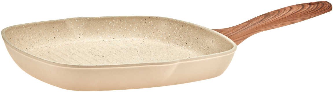 Sambonet Rock'n'Rose - Aluminium-Antihaft Grillpfanne quadratisch Rose 28x28 cm / h: 4 cm