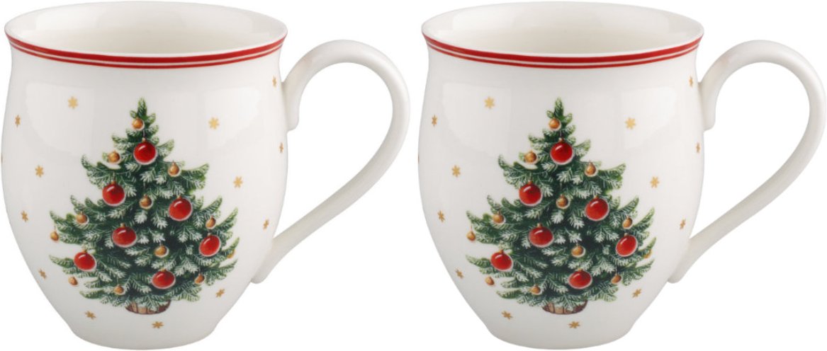 Villeroy & Boch Toy's Delight Becher mit Henkel - Tannenbaum Set 2-tlg.