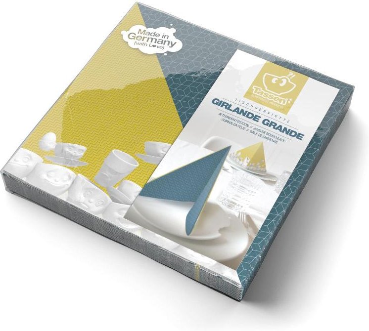 TV Tassen Servietten Lunch 'Girlande Grande' 33x33 cm 20 Stück