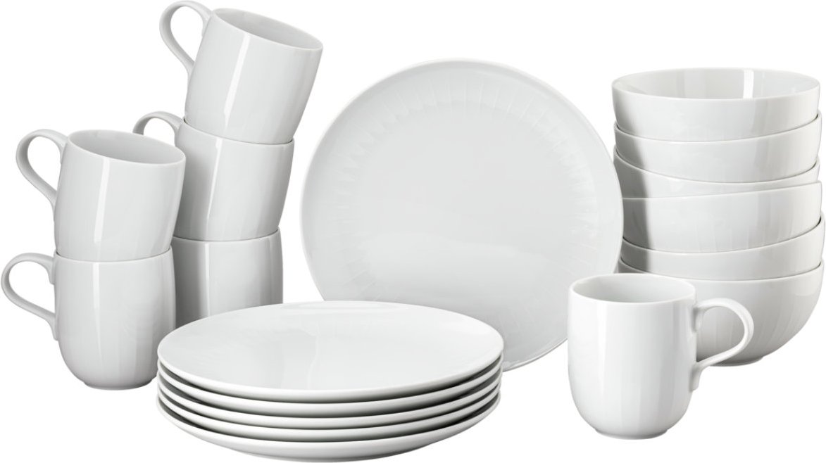 Rosenthal Joyn Weiß Frühstückset 18-tlg.