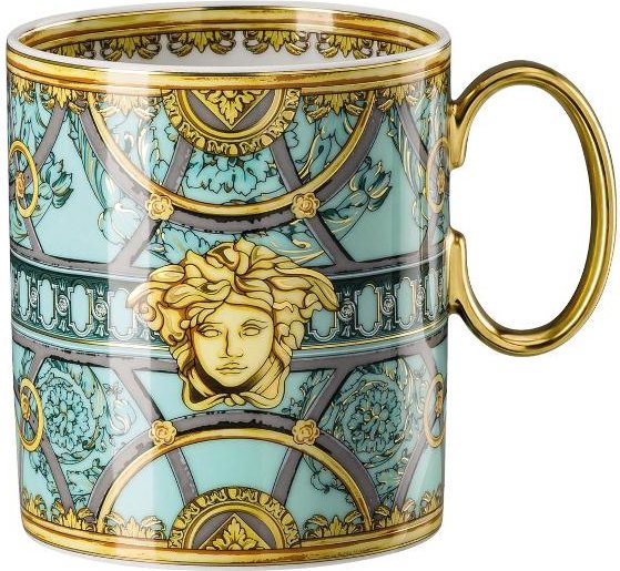 Rosenthal Versace La Scala del Palazzo - Verde Becher mit Henkel 0,30 L