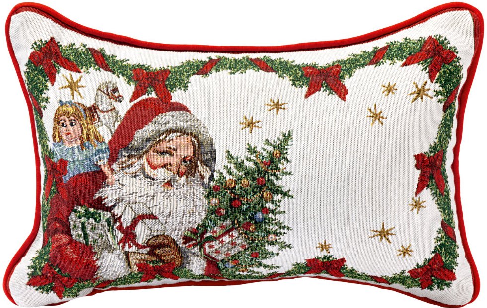 Villeroy & Boch Toy's Fantasy Gobelin Wendekissen Santa 32x48 cm