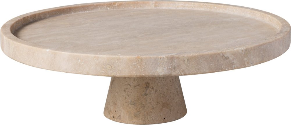 Villeroy & Boch Manufacture Travertine Servierschale auf Fuß 28 cm