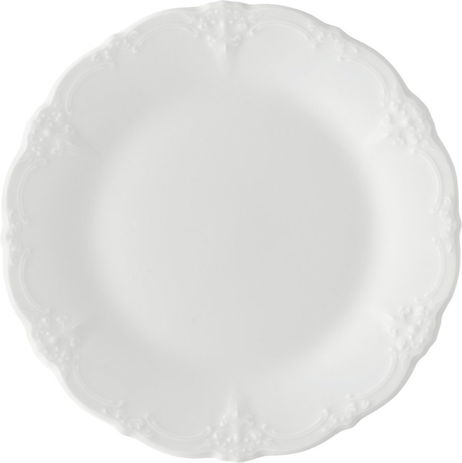 Hutschenreuther Baronesse Weiß Frühstücksteller 20 cm